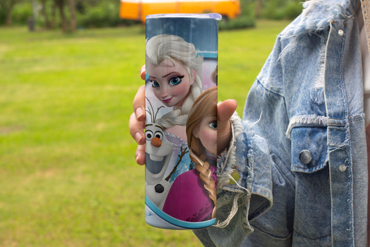 Frozen Themed Stainless Steel Vacuum Insulated Tumbler