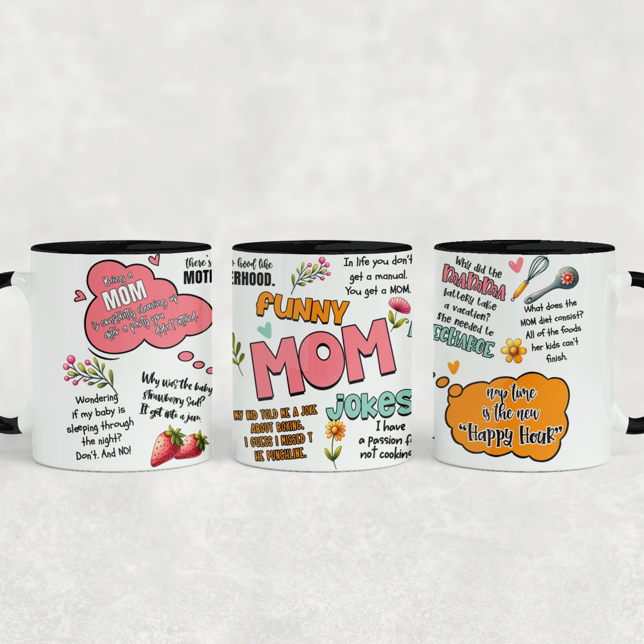 Mom Jokes Ceramic Mug