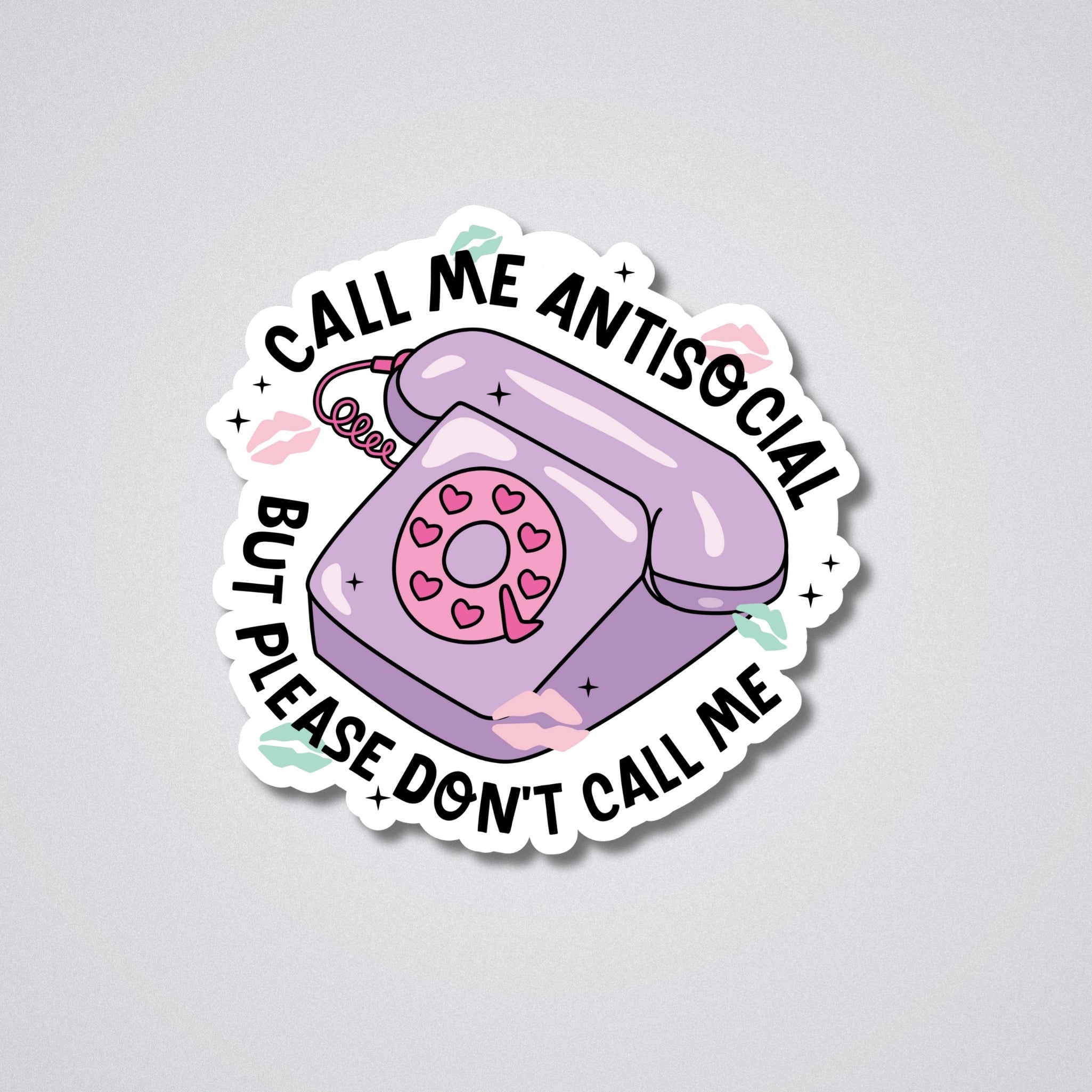 Please don't call me Vinyl Waterproof Sticker