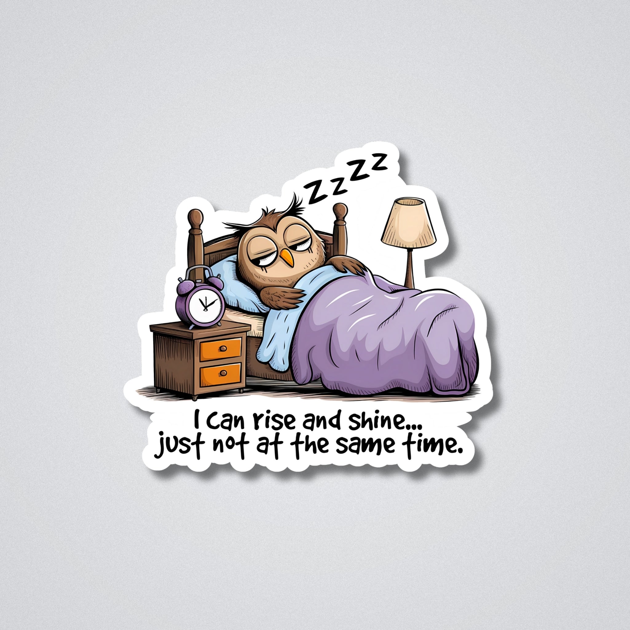 Rise and Shine Vinyl Waterproof Sticker
