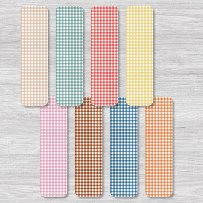 Gingham Magnetic Bookmarks Bundle