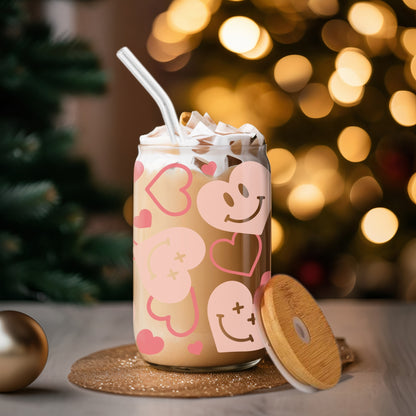 Hearts Glass Tumbler