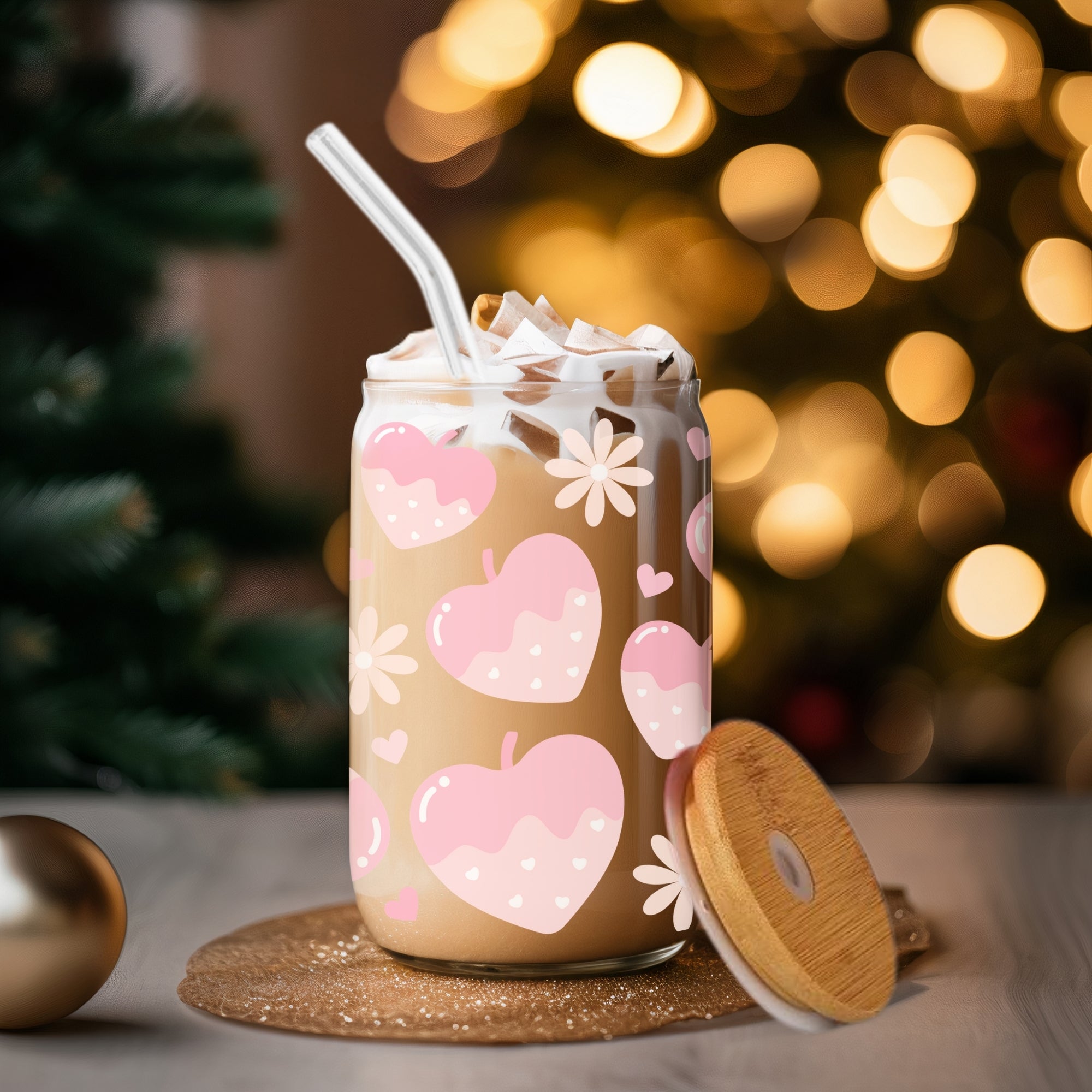 Heart Candies - Glass Tumbler