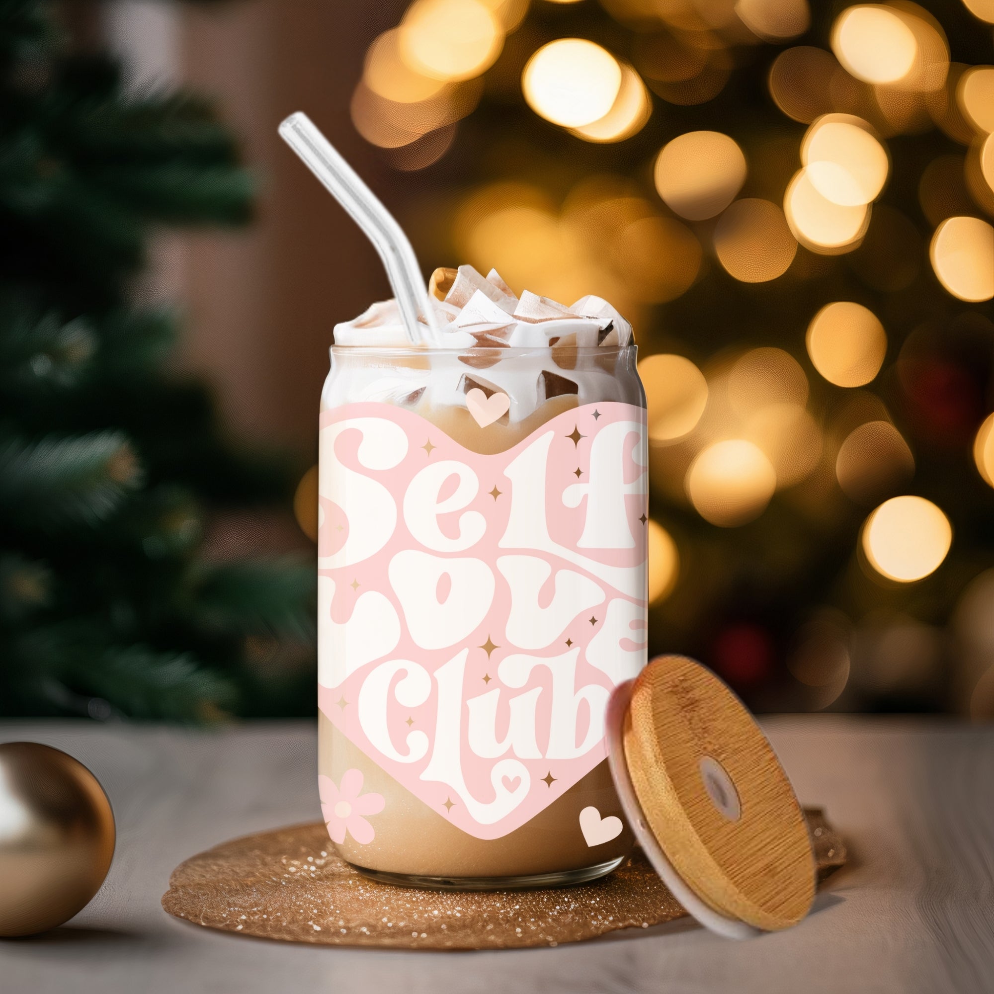 Self Love Club - Glass Tumbler