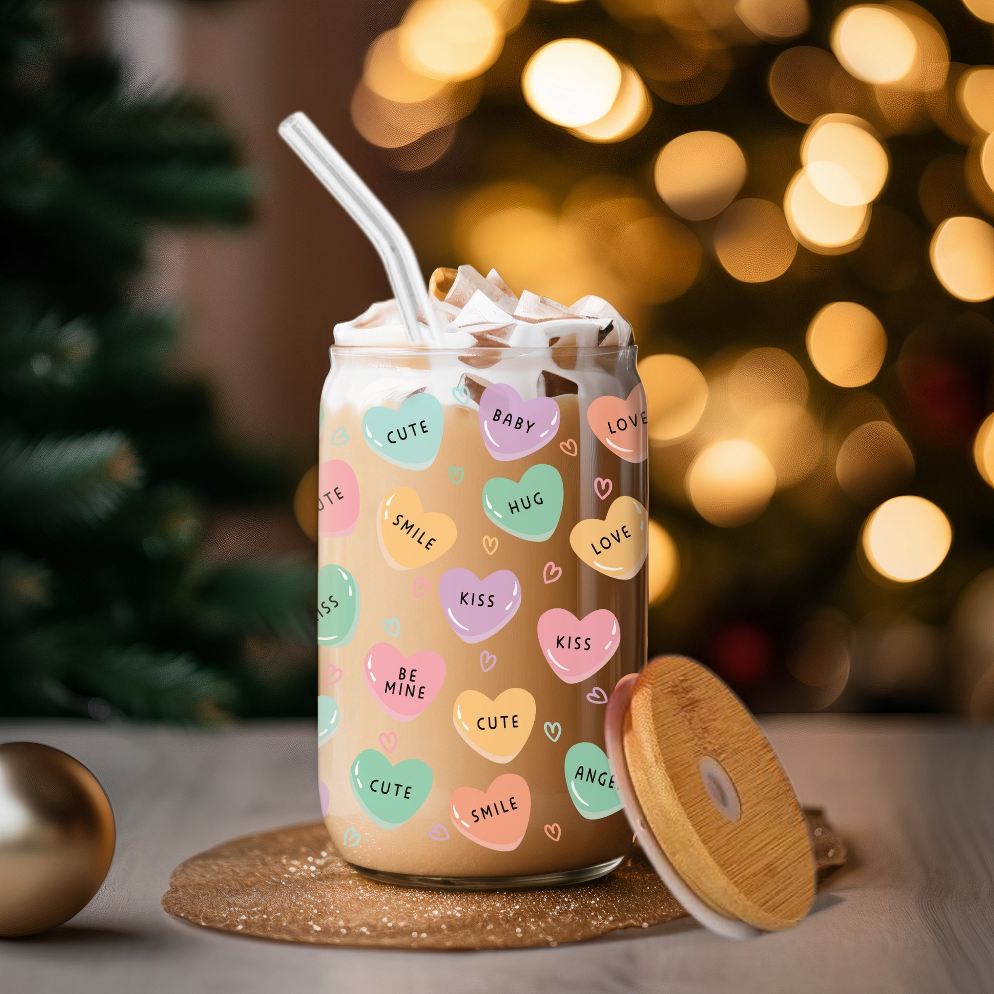 I Love You - Glass Tumbler