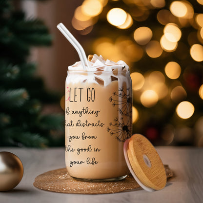 Let Go Dandelions - Glass Tumbler