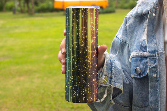 Glittery Stainless Steel Vacuum Insulated Tumbler
