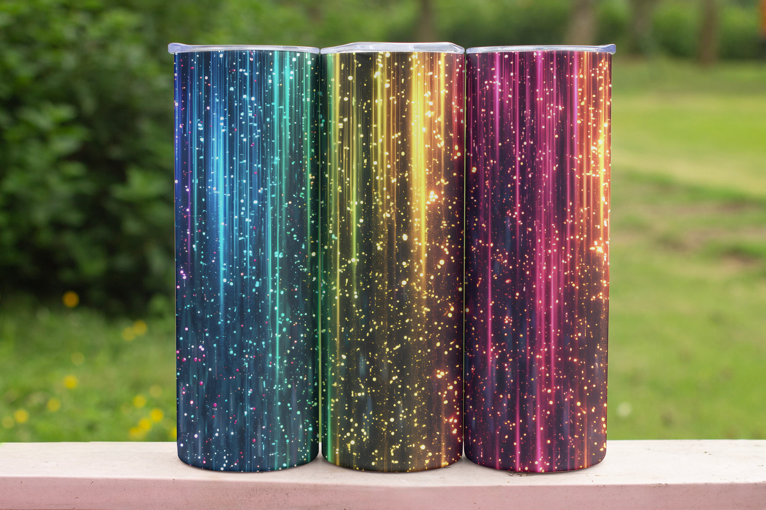Glittery Stainless Steel Vacuum Insulated Tumblerr
