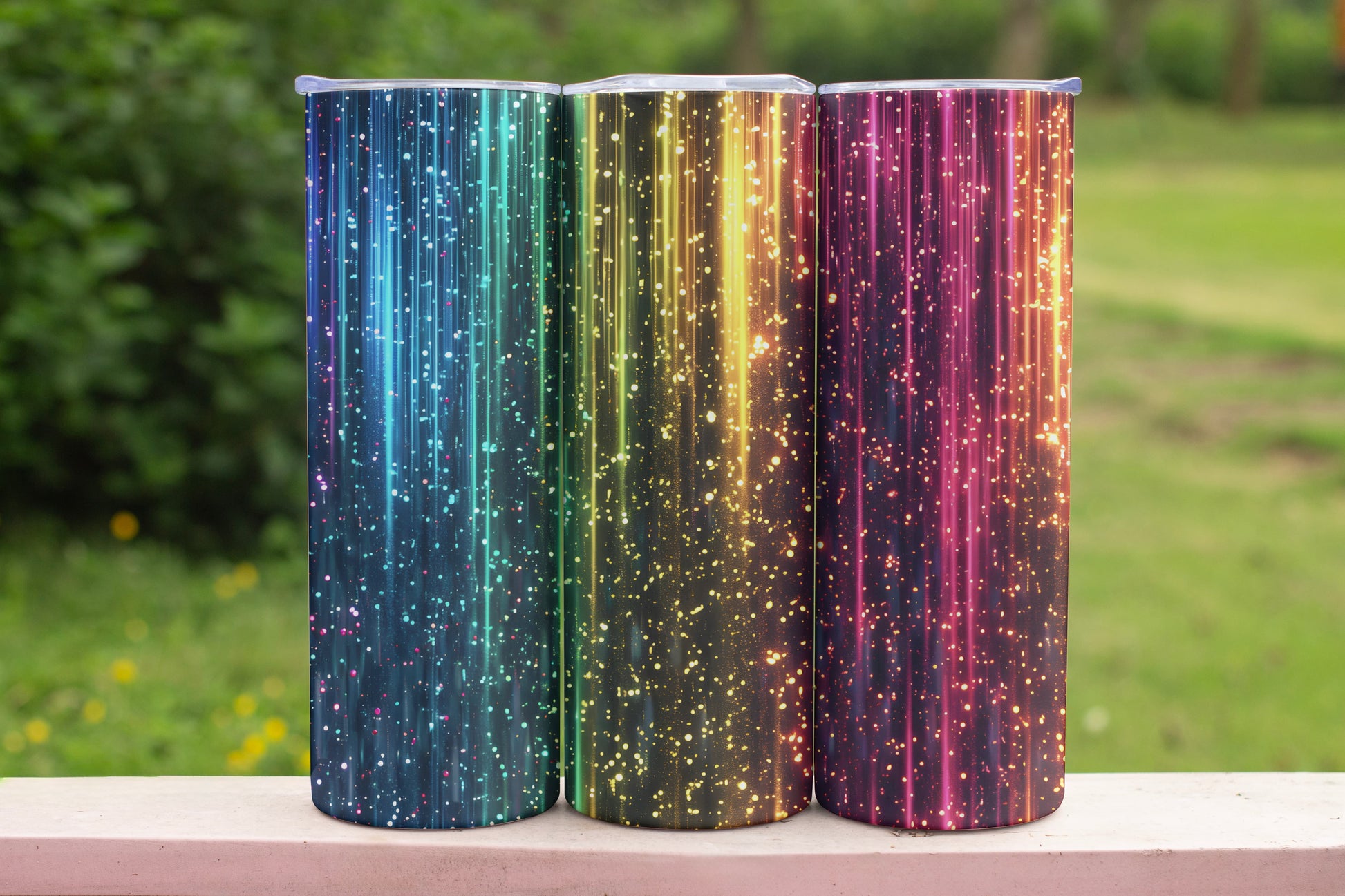 Glittery Stainless Steel Vacuum Insulated Tumblerr