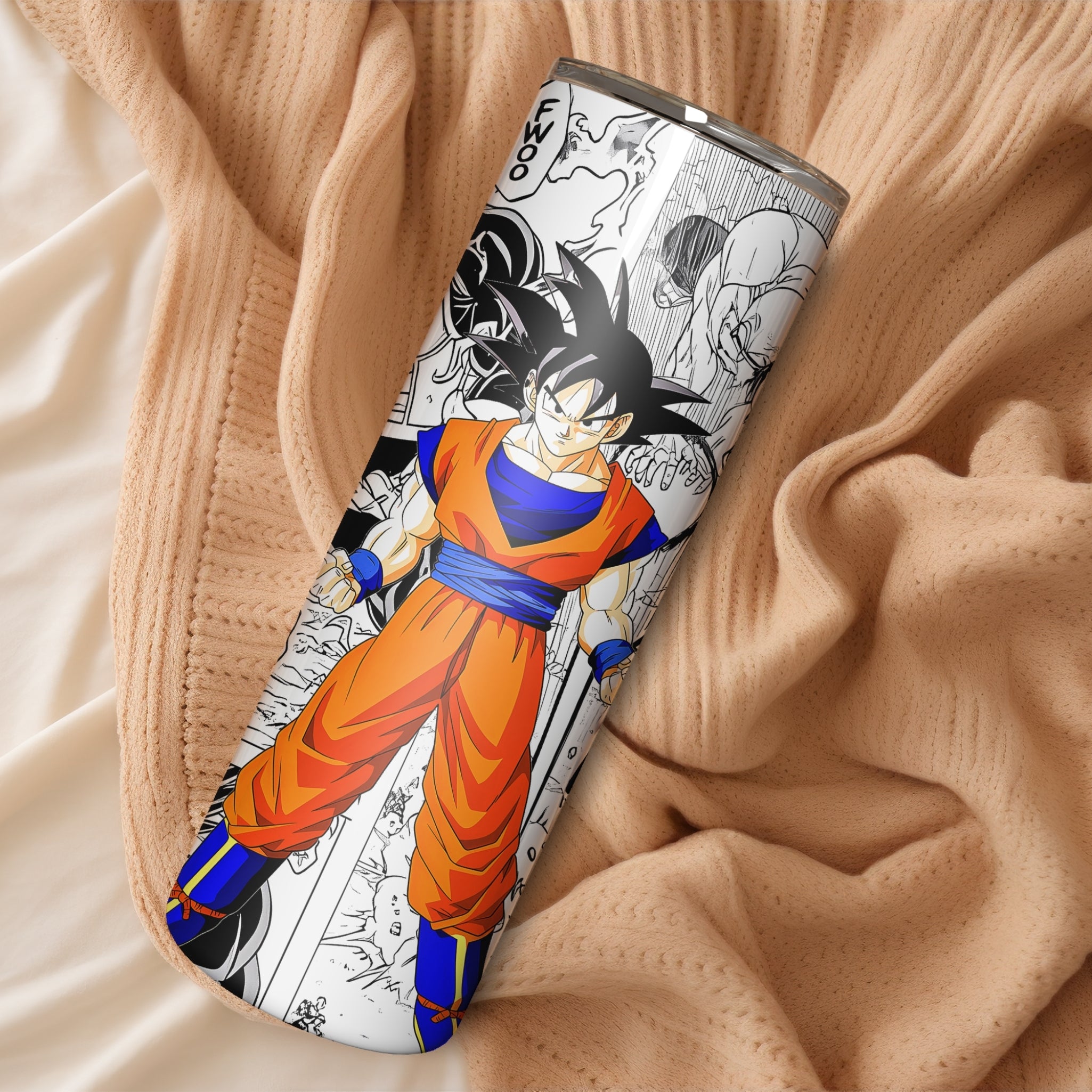 Goku Themed Stainless Steel Vacuum Insulated Tumbler