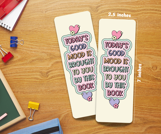 Good Mood Laminated Bookmark 