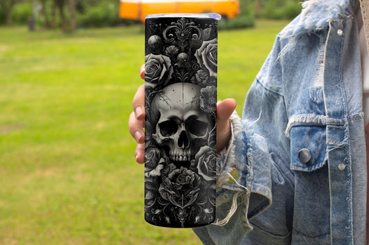 Gothic Themed Stainless Steel Vacuum Insulated Tumbler