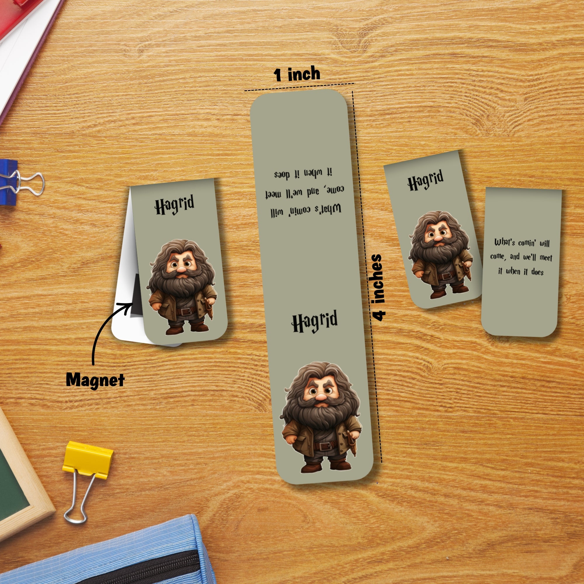 Hagrid Magnetic Bookmark