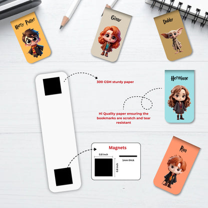 Harry Potter - 3 Magnetic Bookmarks Bundle