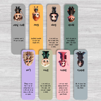 Harry Potter - 4 Magnetic Bookmarks Bundle