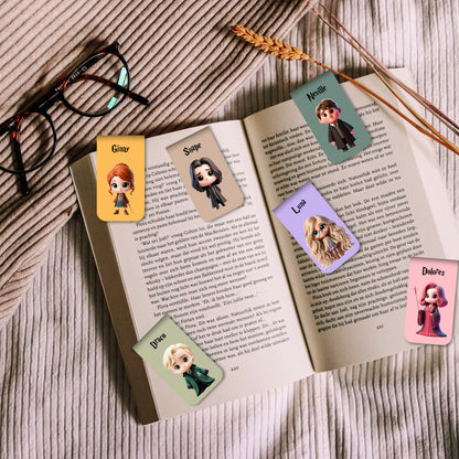 Harry Potter - 4 Magnetic Bookmarks Bundle