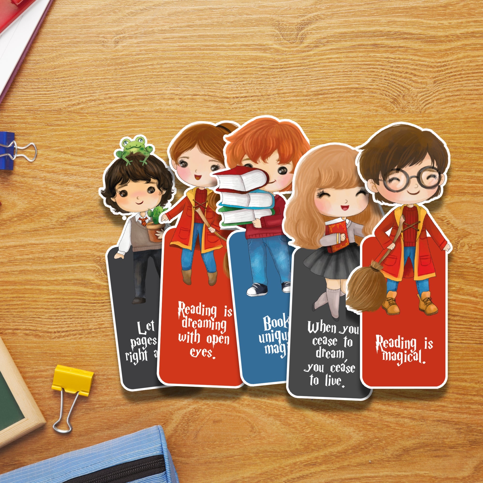 Harry Potter Characters Laminated Bookmark