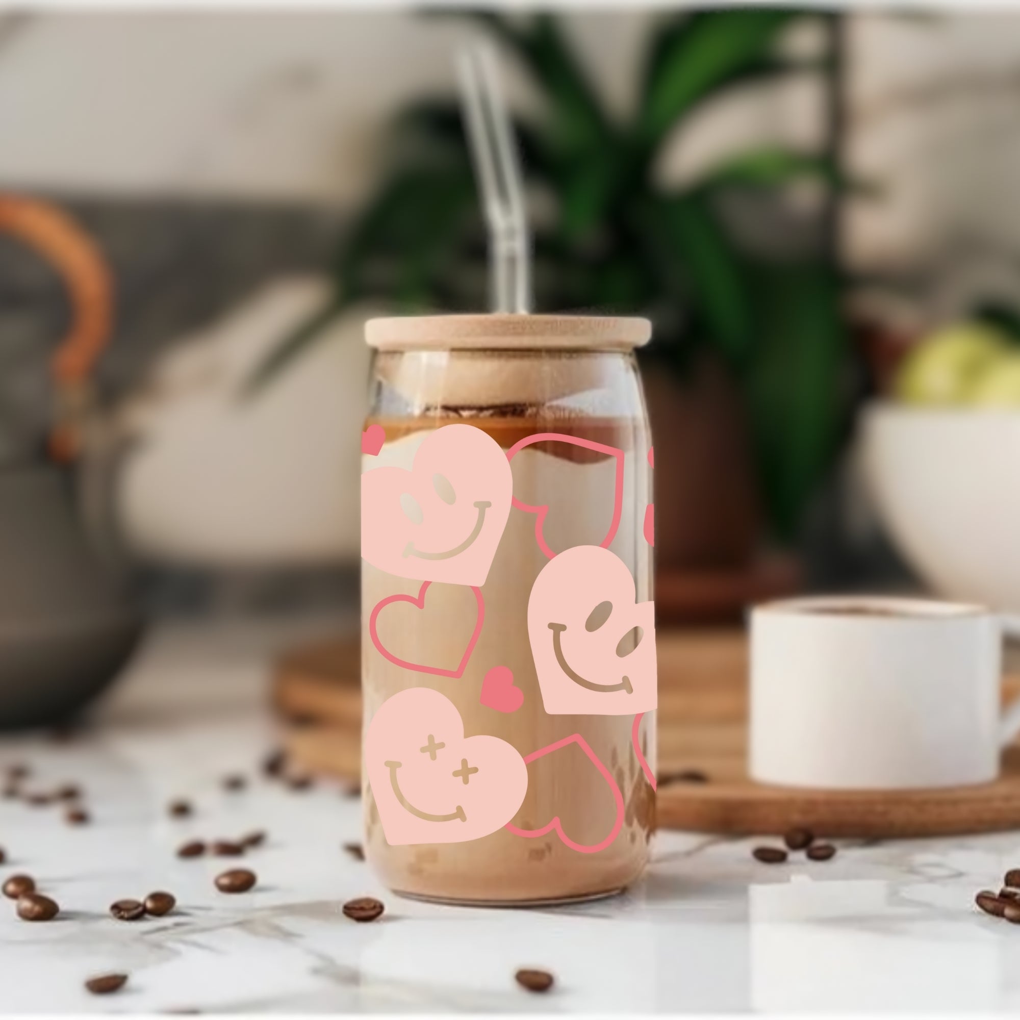 Hearts Glass Tumbler