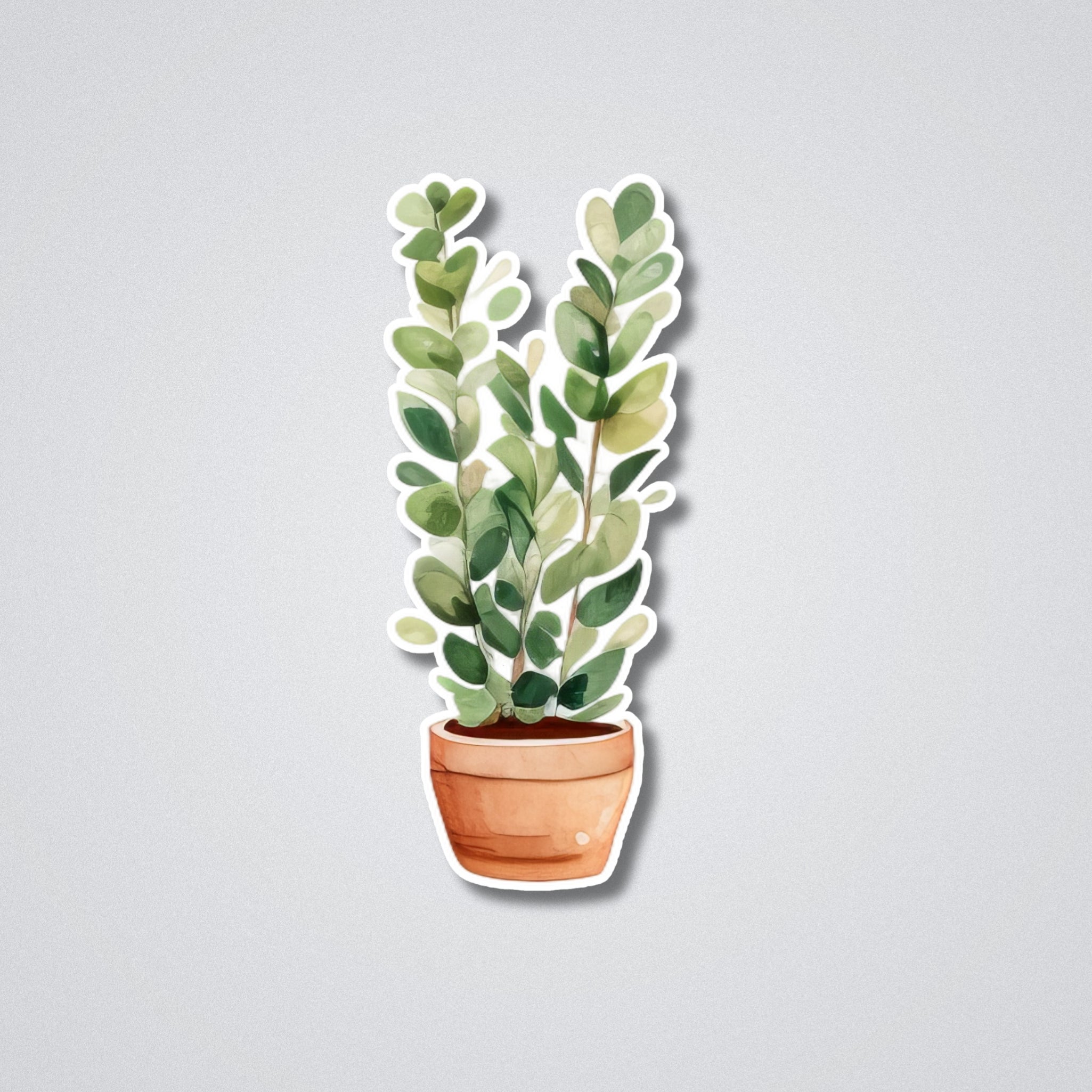 Plant Mood Activated Vinyl Waterproof Sticker