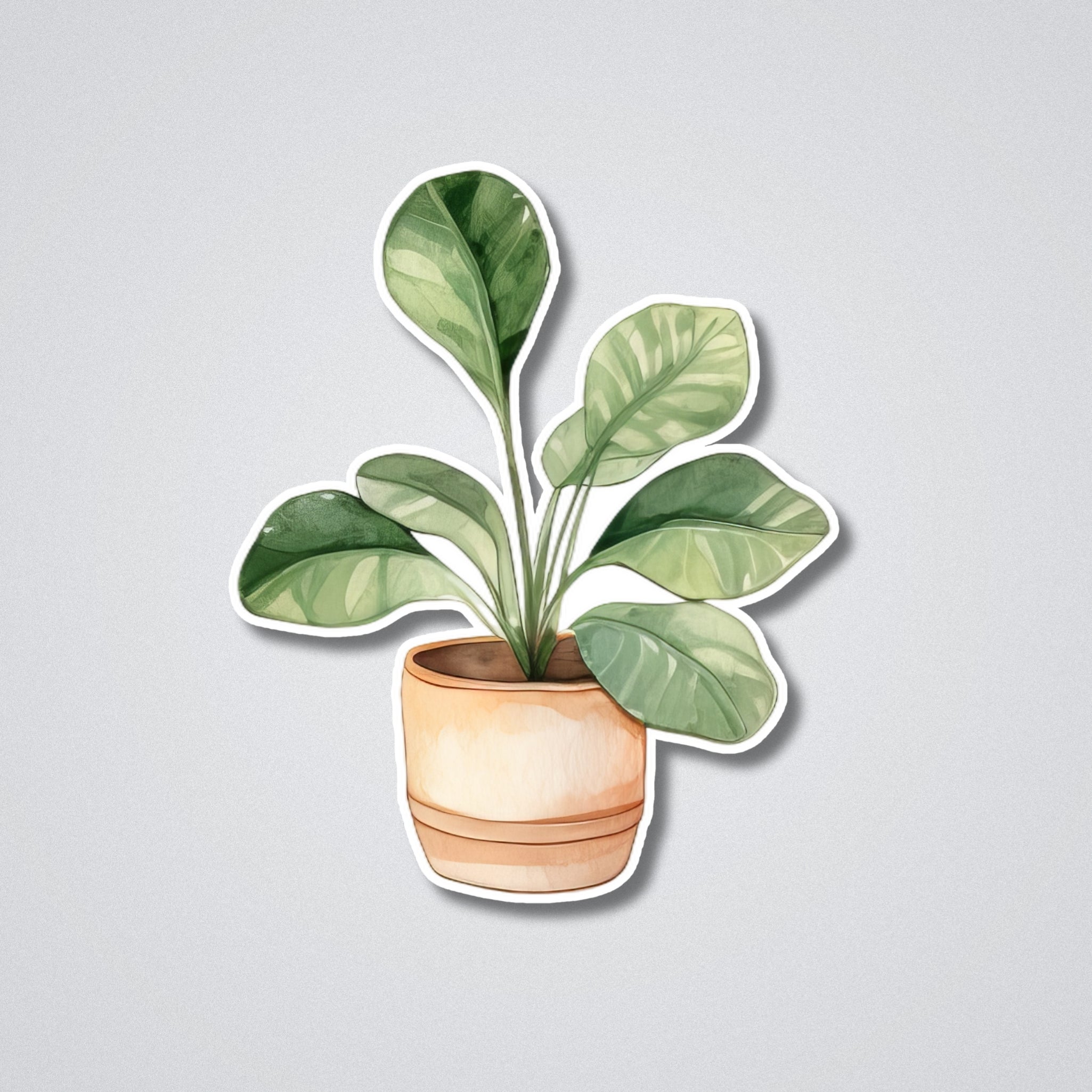 Stay Wild, Stay Leafy Vinyl Waterproof Sticker