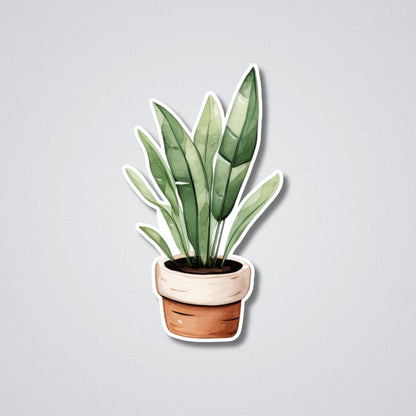 Calm in a Pot Vinyl Waterproof Sticker