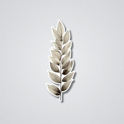 Peace, Love & Plants Vinyl Waterproof Sticker