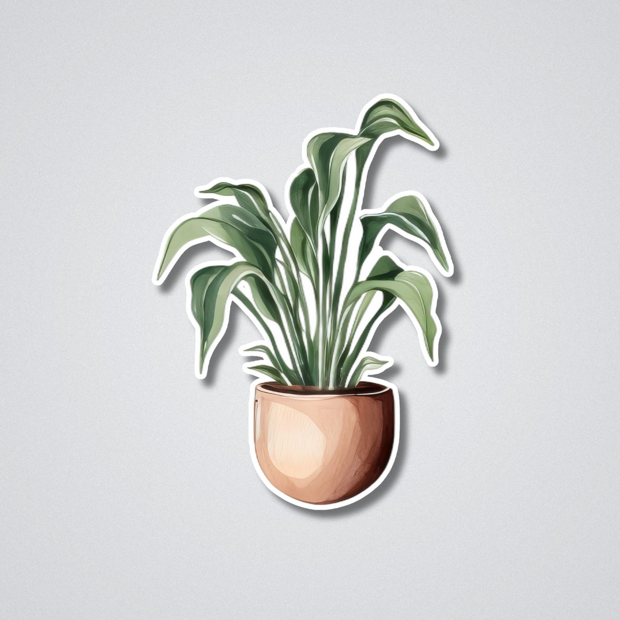 Cozy Green Corners Vinyl Waterproof Sticker