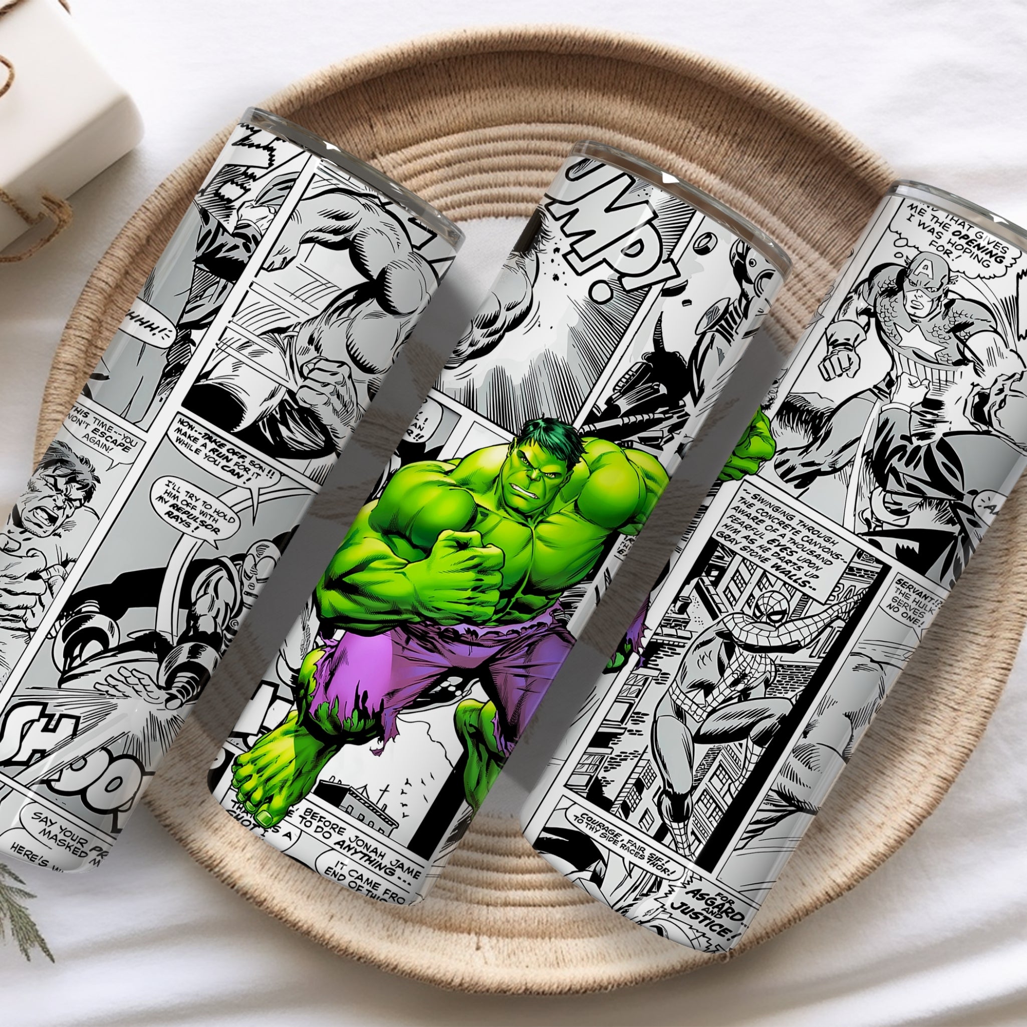 Hulk Themed Stainless Steel Vacuum Insulated Tumbler