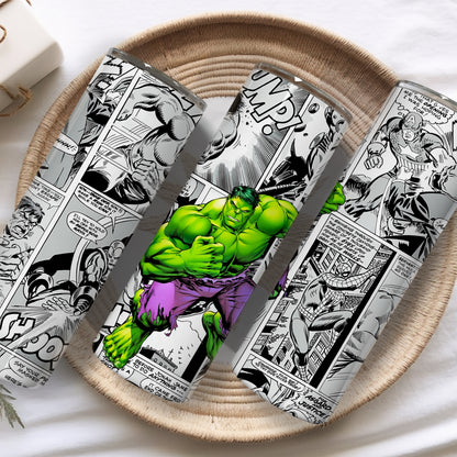 Hulk Themed Stainless Steel Vacuum Insulated Tumbler