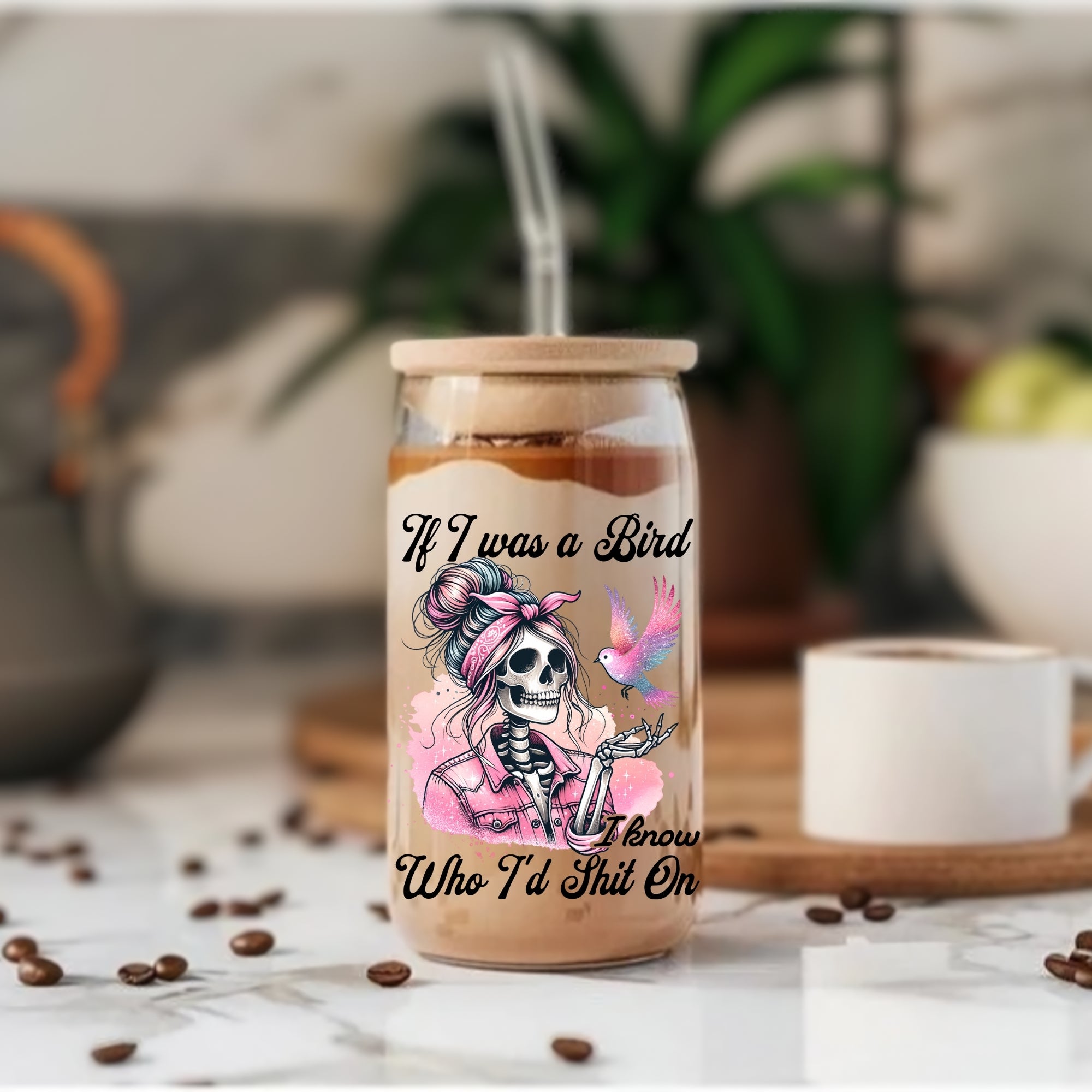 If I Was A Bird - Glass Tumbler