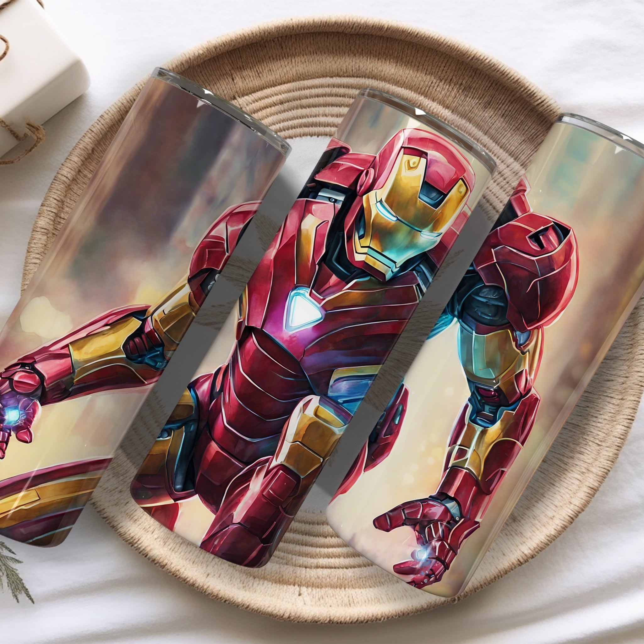 Iron Man Themed Stainless Steel Vacuum Insulated Tumbler