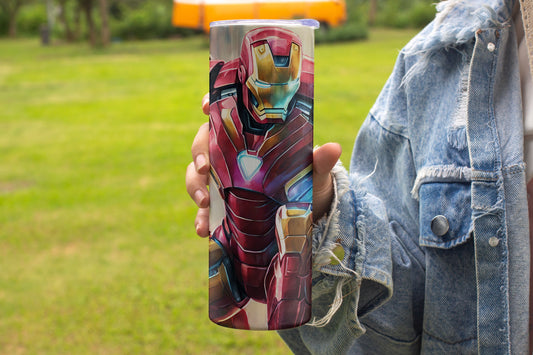 Iron Man Themed Stainless Steel Vacuum Insulated Tumblerr