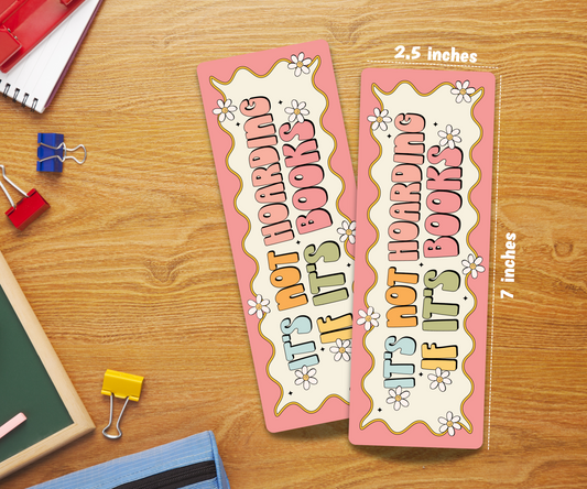 It's not hoarding Laminated Bookmark
