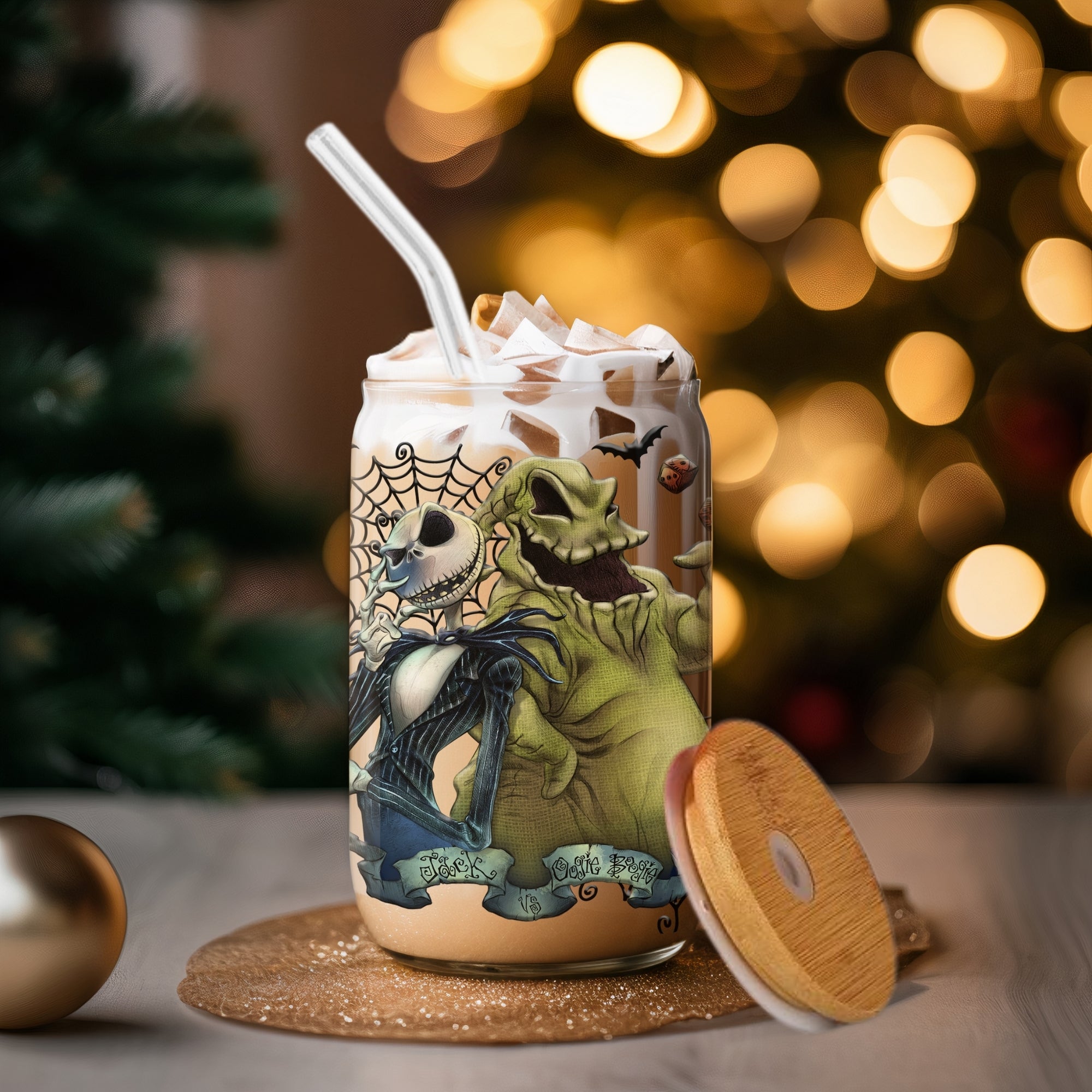 Jack Skellington - Glass Tumbler