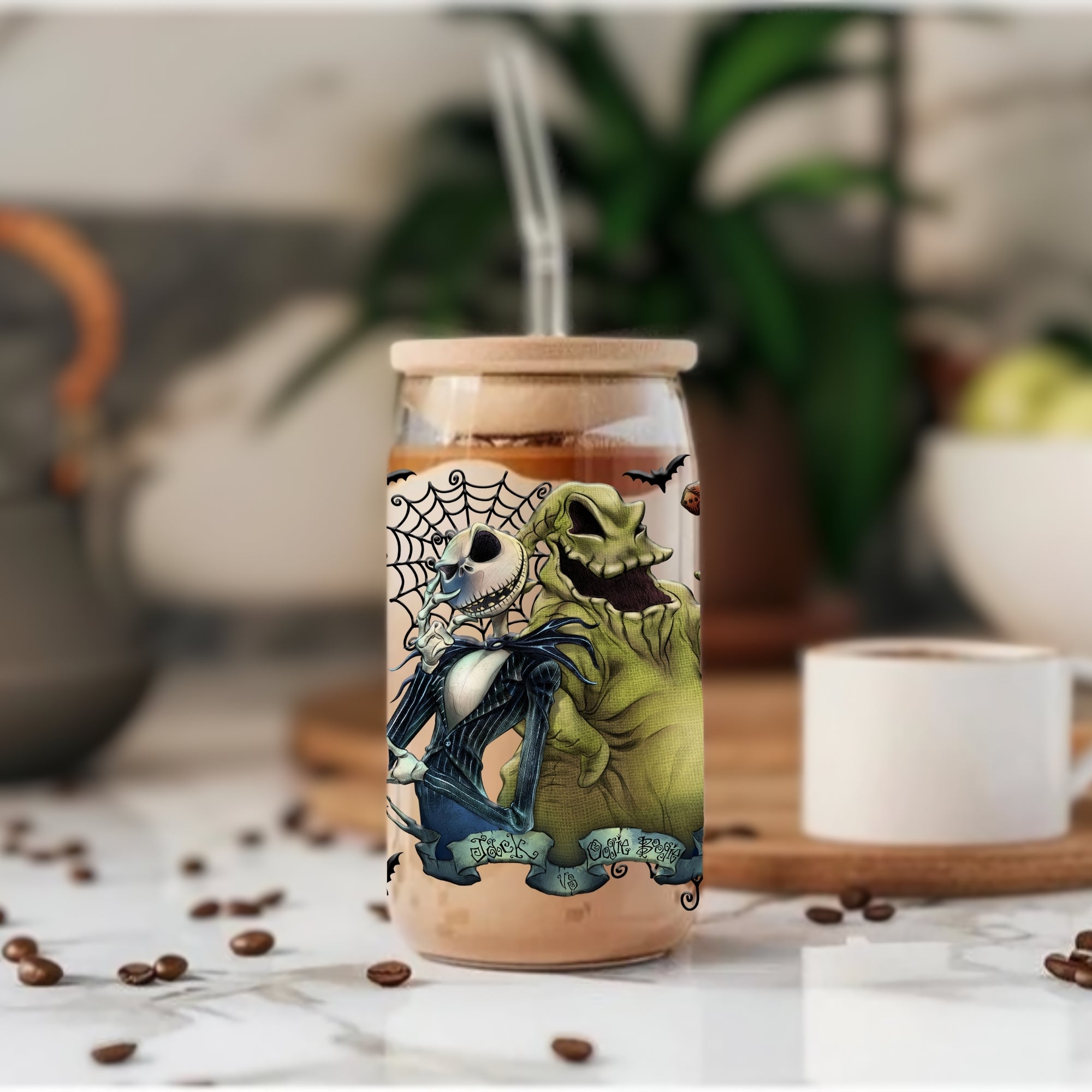 Jack Skellington - Glass Tumbler