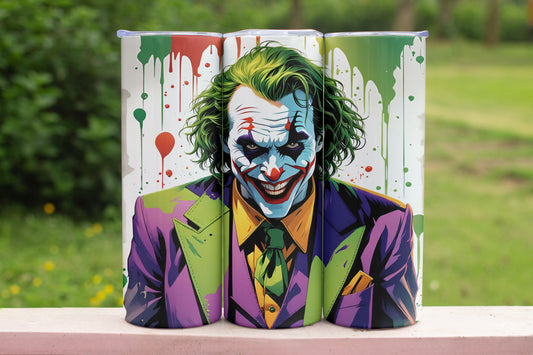 Joker Themed Stainless Steel Vacuum Insulated Tumbler