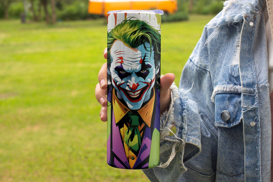 Joker Themed Stainless Steel Vacuum Insulated Tumbler