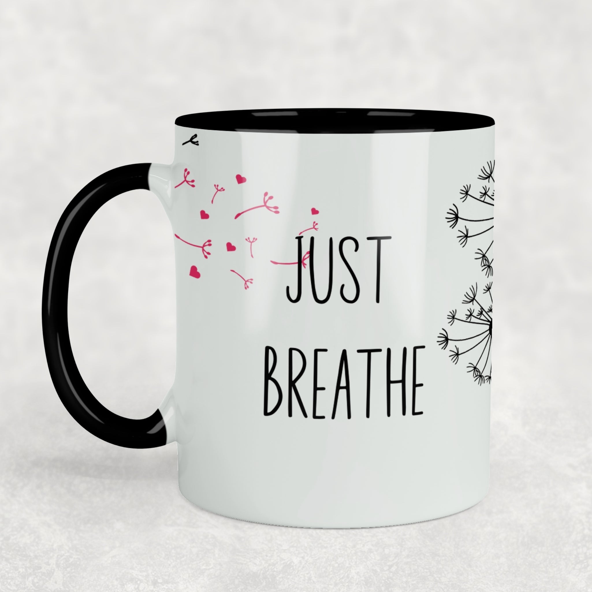 Just Breathe Ceramic Mug