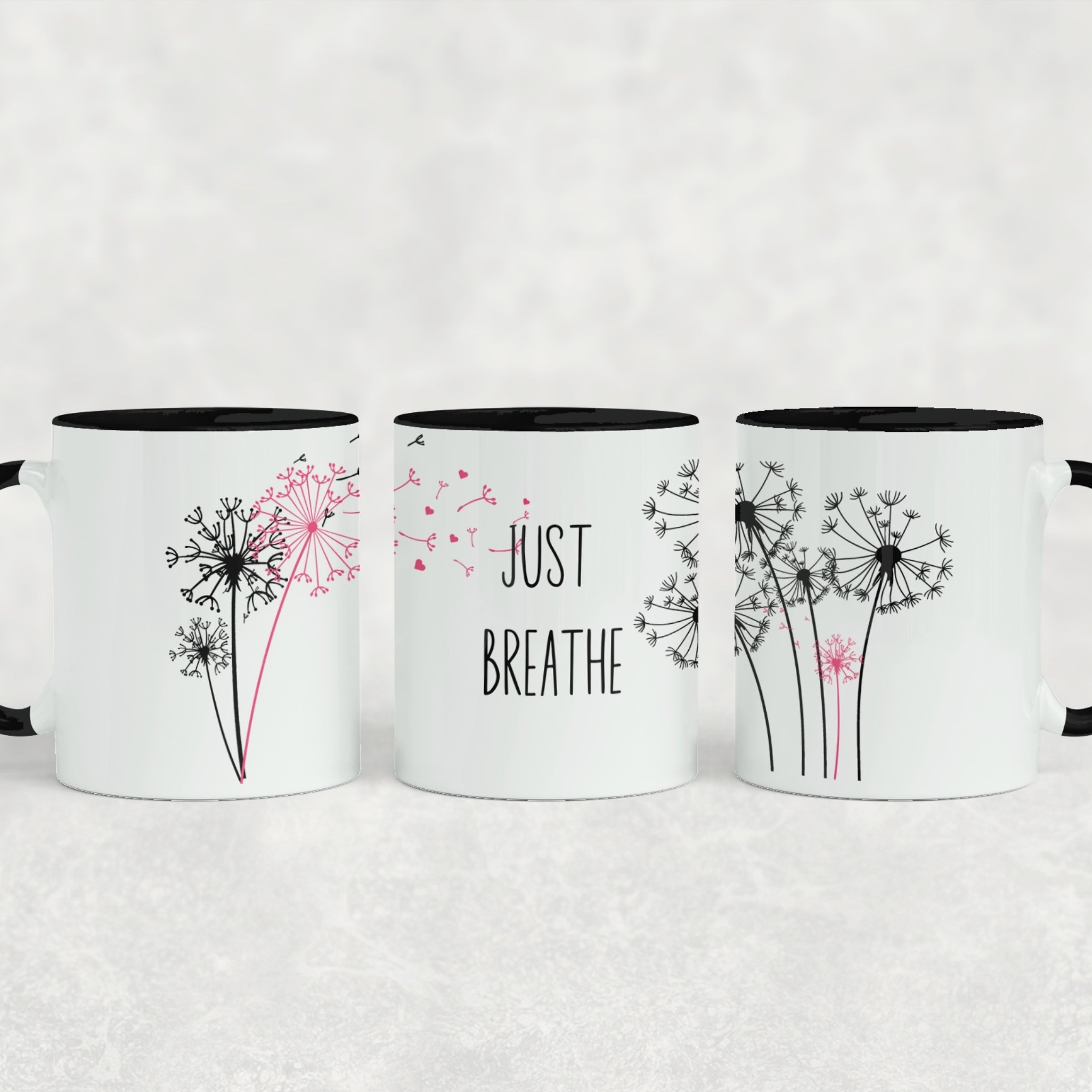 Just Breathe Ceramic Mug