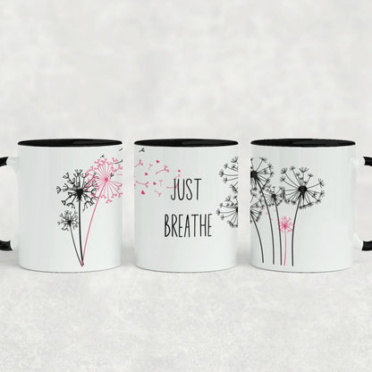Just Breathe Ceramic Mug