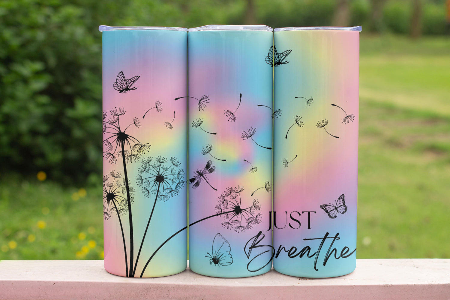 Just Breathe Stainless Steel Vacuum Insulated Tumbler