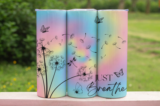 Just Breathe Stainless Steel Vacuum Insulated Tumbler