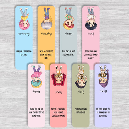 K POP Demon Hunter Magnetic Bookmarks Bundle