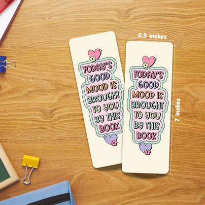Set of 2 Cute Laminated Bookmark