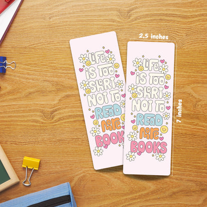 Set of 2 Cute Laminated Bookmark