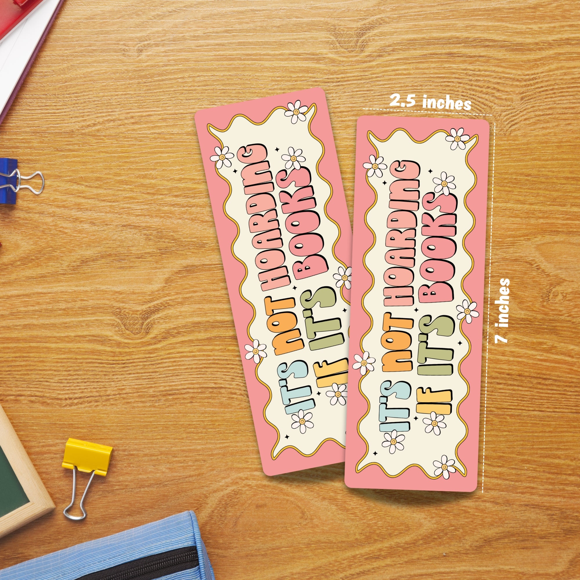 It's not hoarding Laminated Bookmark