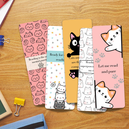 Cat Lover Laminated Bookmark Bundle