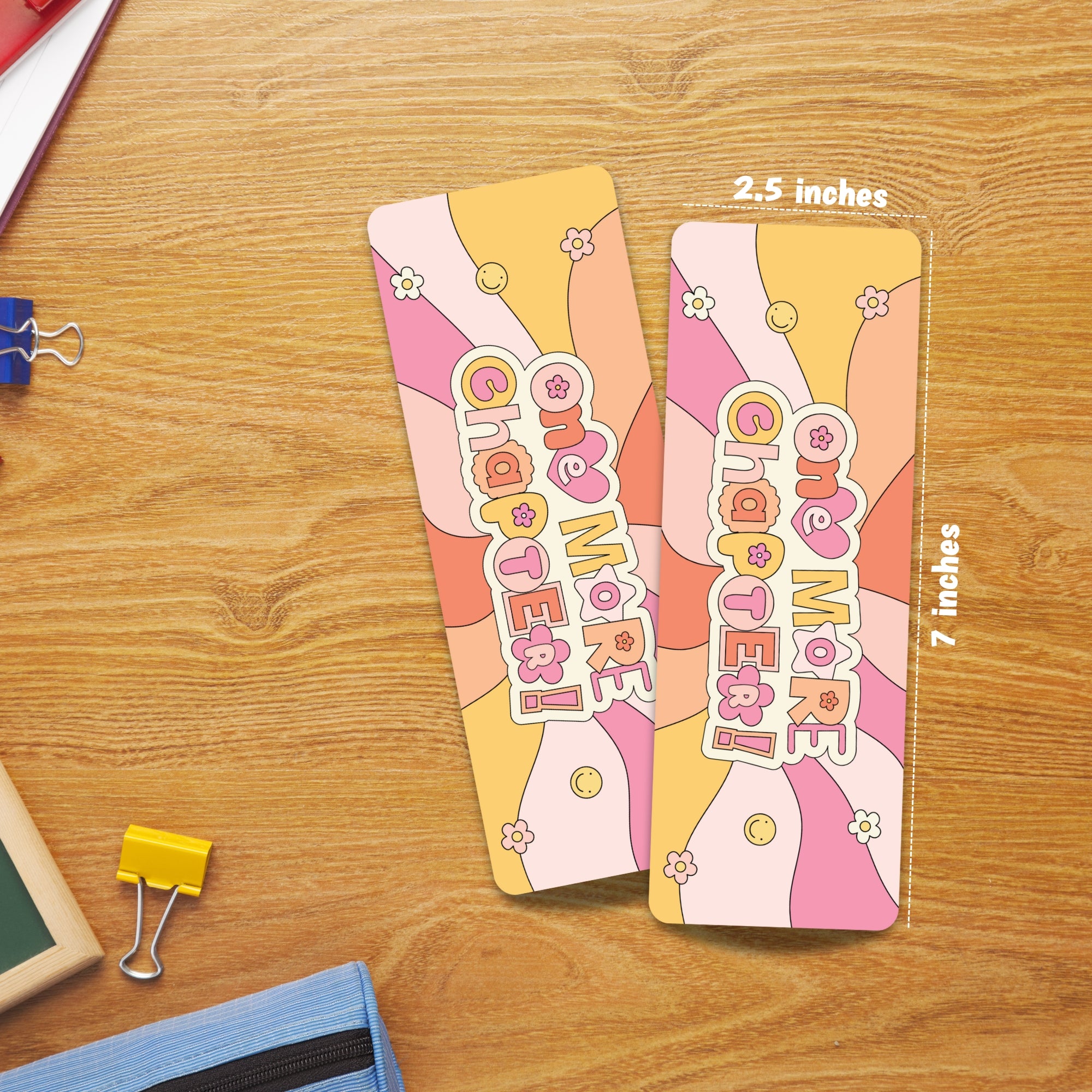 One More Chapter Laminated Bookmark