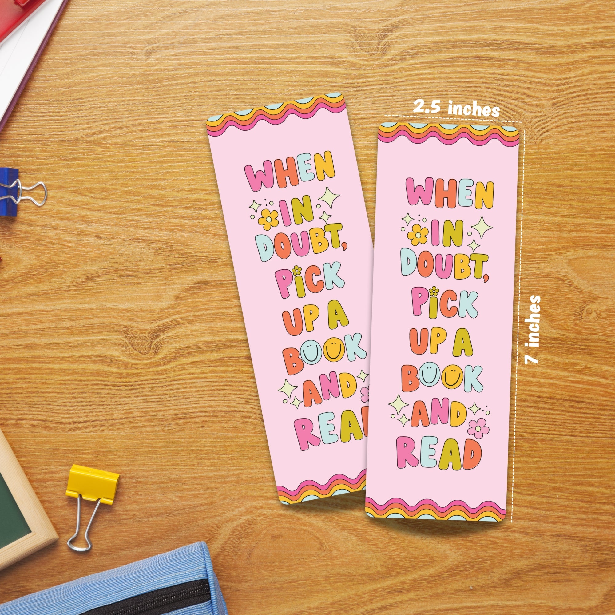 When In Doubt Laminated Bookmark