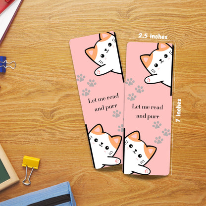 Cat Lover Laminated Bookmark Bundle
